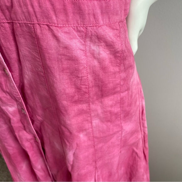 NWOT LOVESHACKFANCY Edie Dress Magenta Pink Tie Dye Lace Maxi Dress - Picture 4 of 15